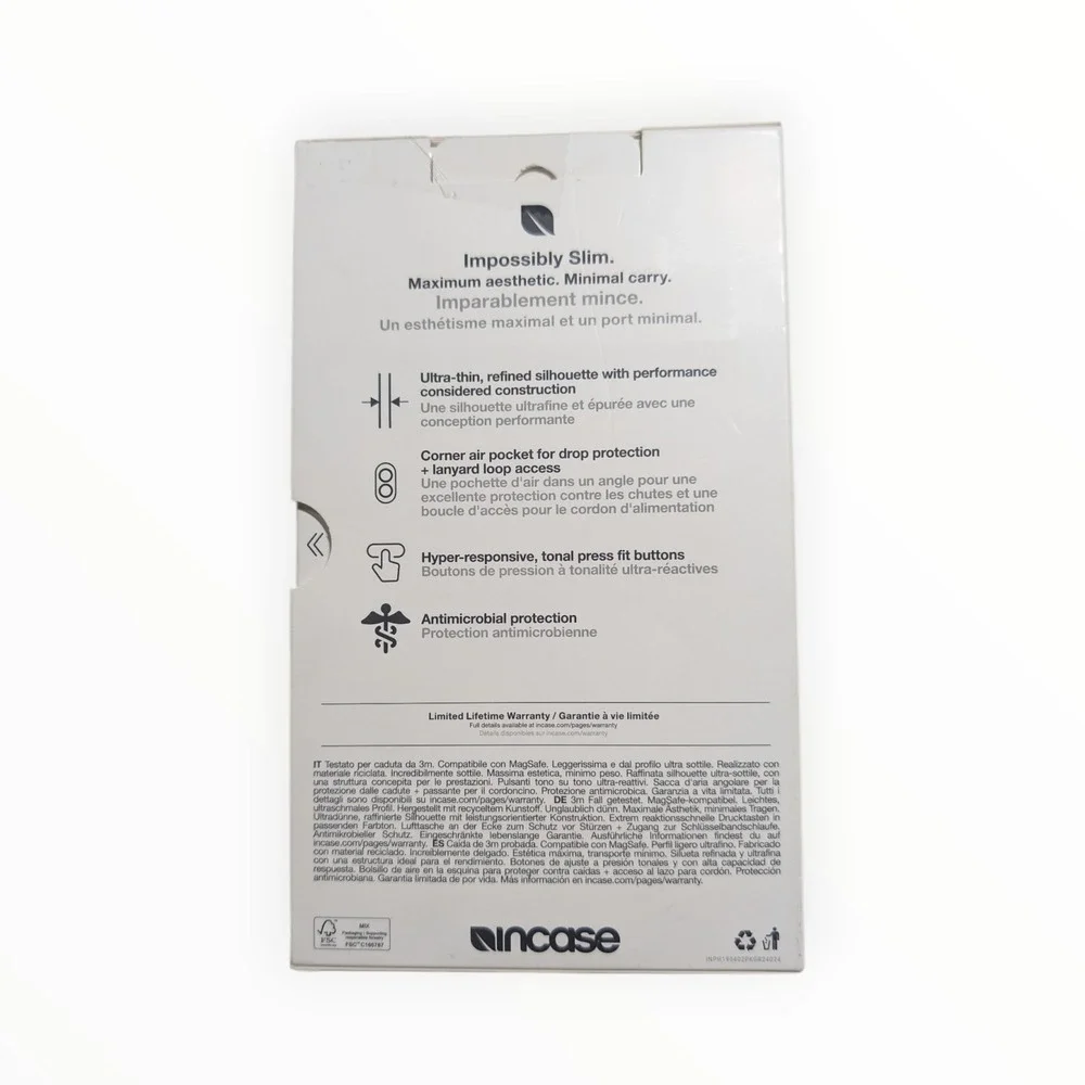 A3-U Incase Slim Hard‎ Case w/ Magsafe for Apple iPhone 16 Pro - Clear ⬇️